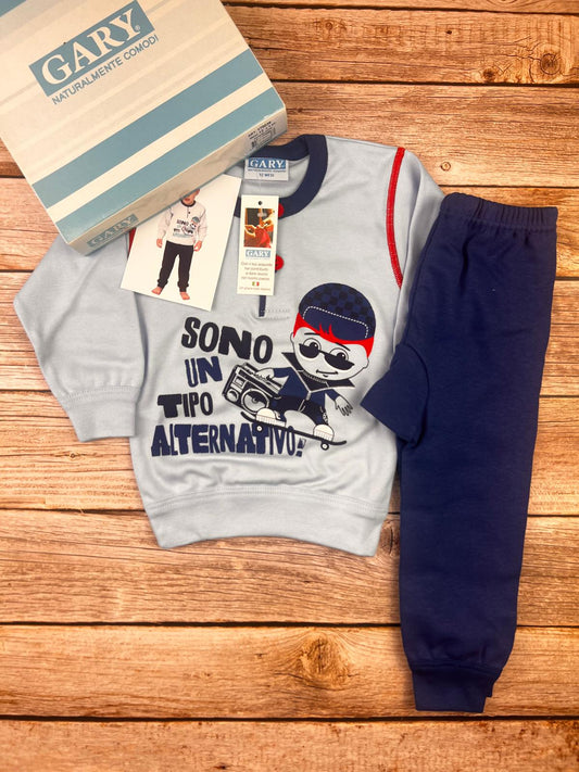 Pigiama manica lunga e pantaloni