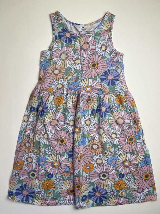 Vestito senza maniche floreale per bambina