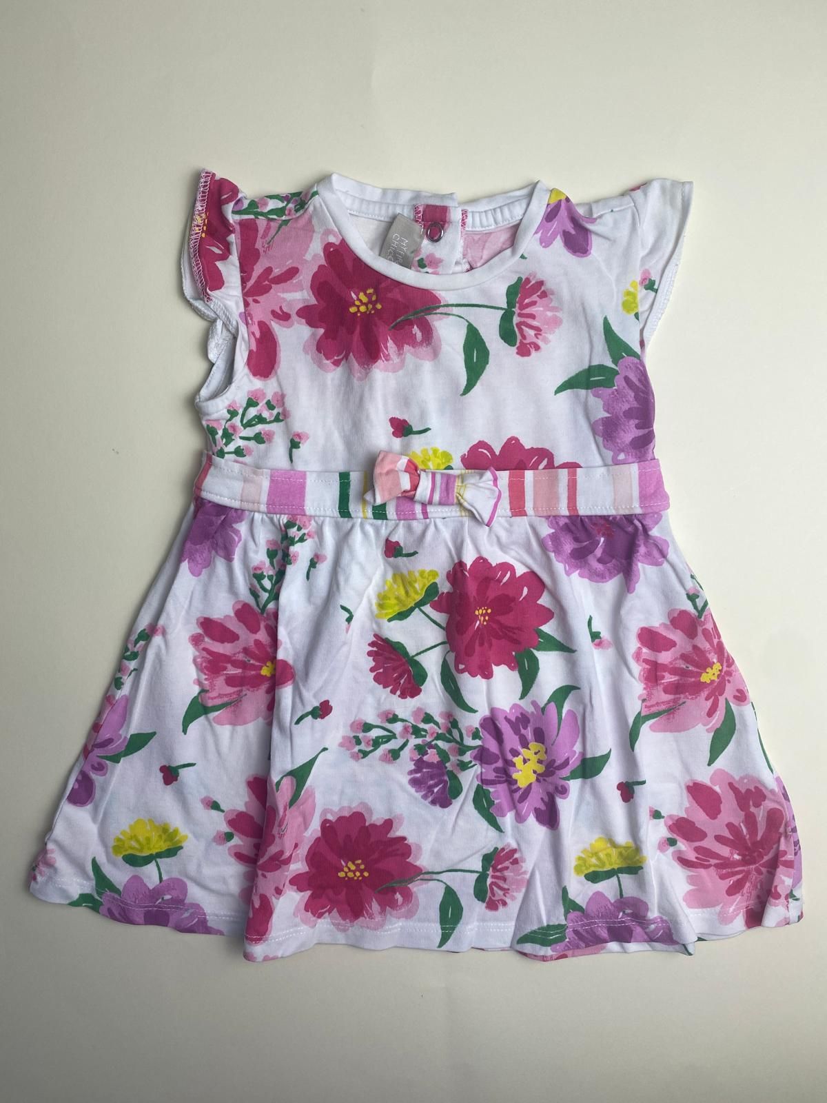 Vestito maniche corte floreale