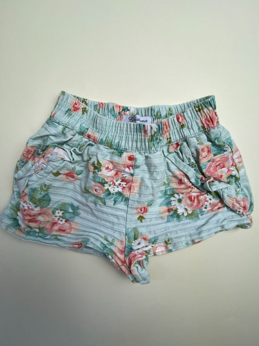 Shorts Floreali da bambina