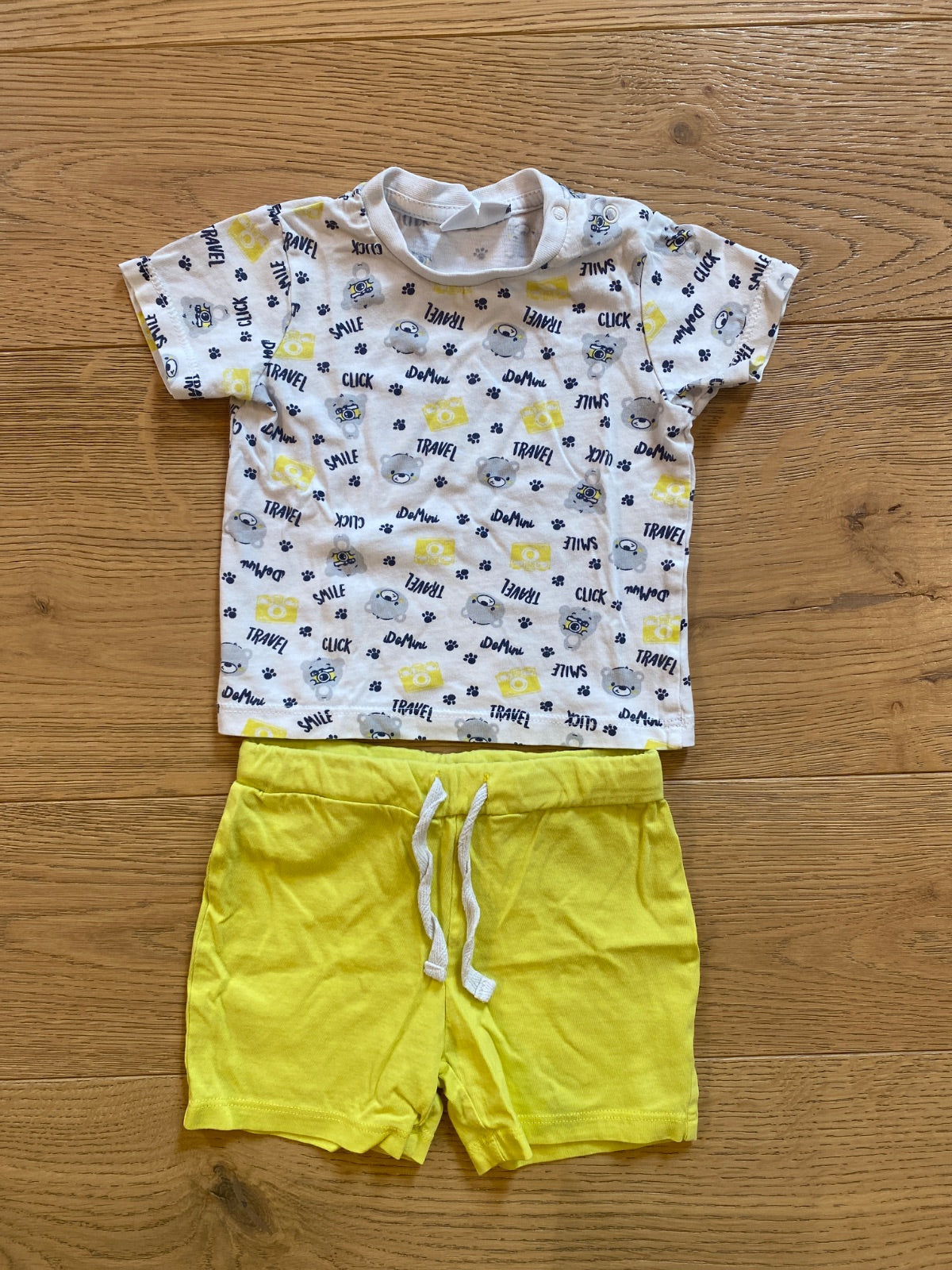 Completo neonato/bambino t-shirt e shorts