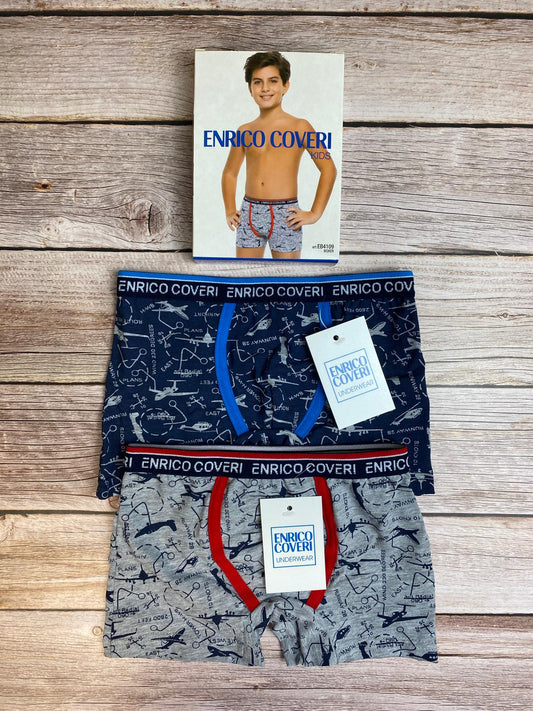 Set due boxer con elastico logato