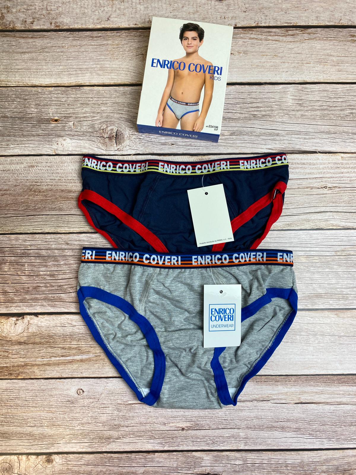 Set due slip con elastico logato