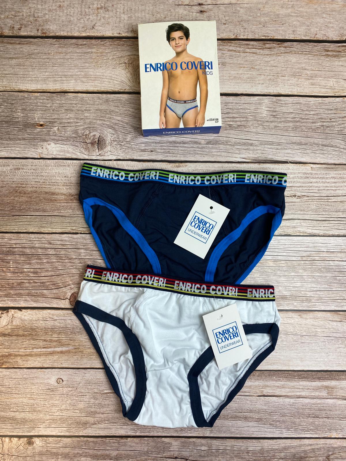 Set due slip con elastico logato