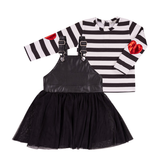 Set salopette e t-shirt
