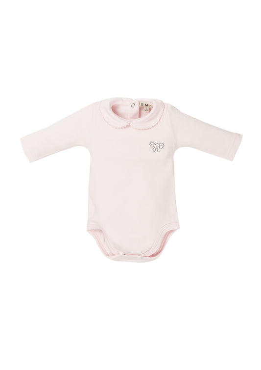 Body in jersey con colletto