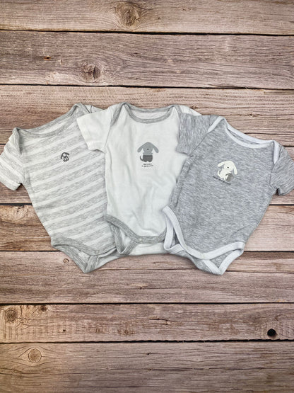 Body manica corta 3 pz