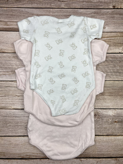 Set tre body manica corta