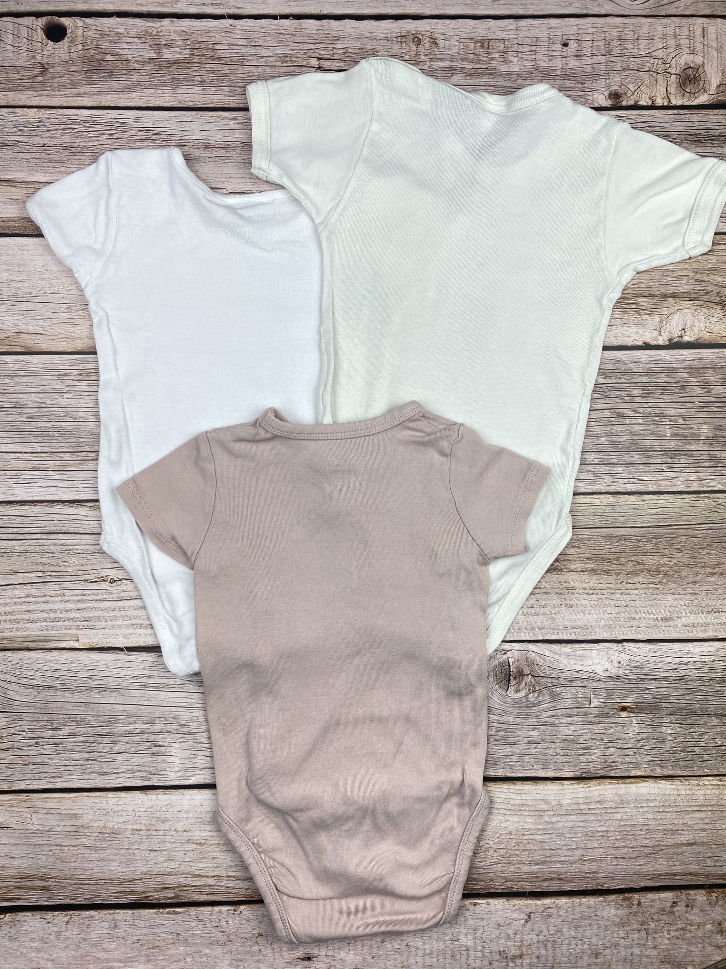 Set tre body manica corta
