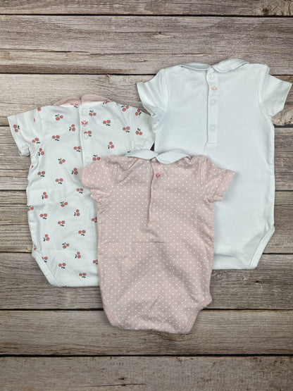 Set tre body manica corta