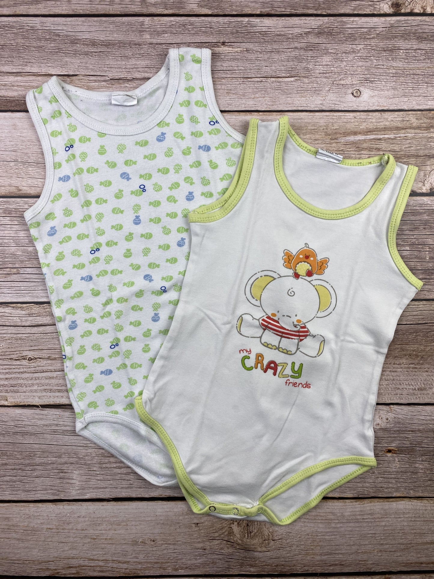 Set due body senza manica