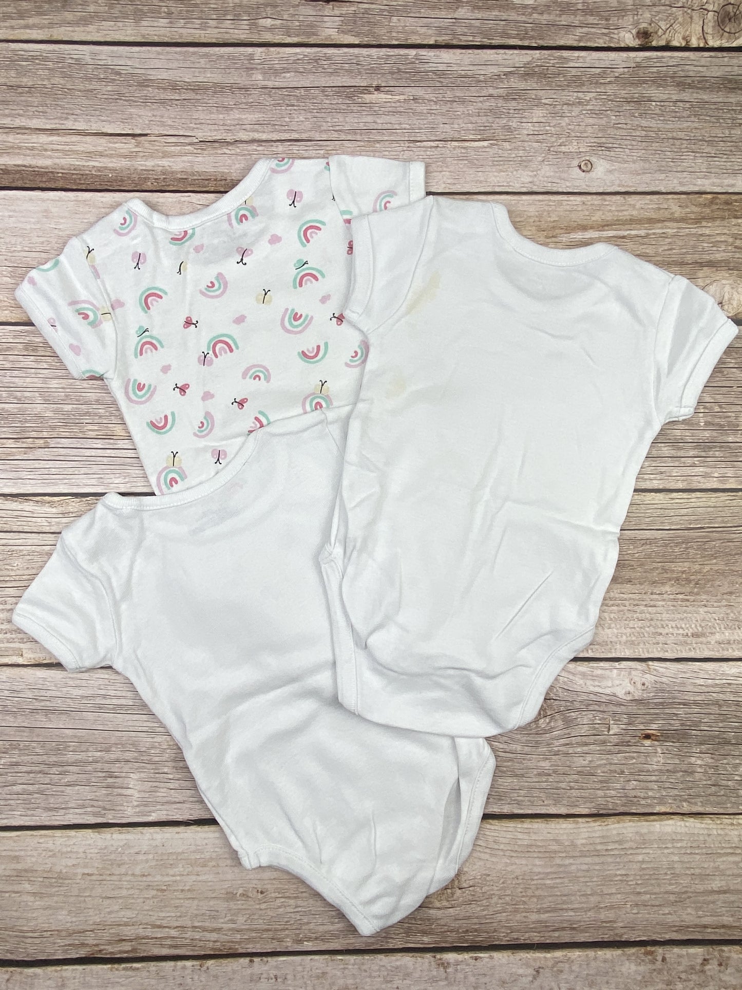 Set tre body manica corta