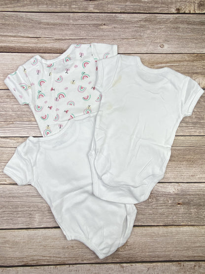 Set tre body manica corta