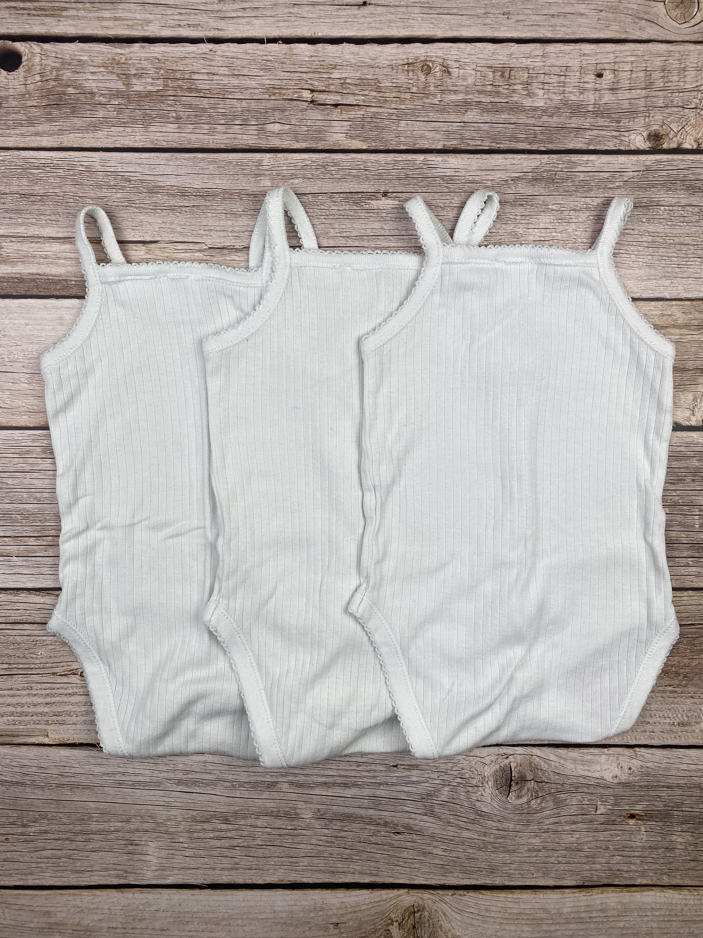 Set tre body senza manica