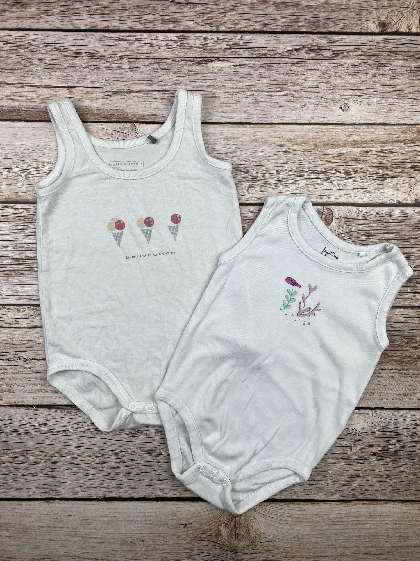 Set due body senza manica