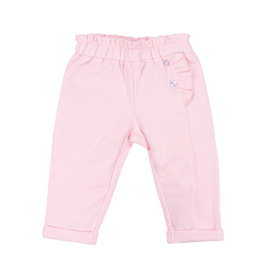 Pantalone in velluto ricamato