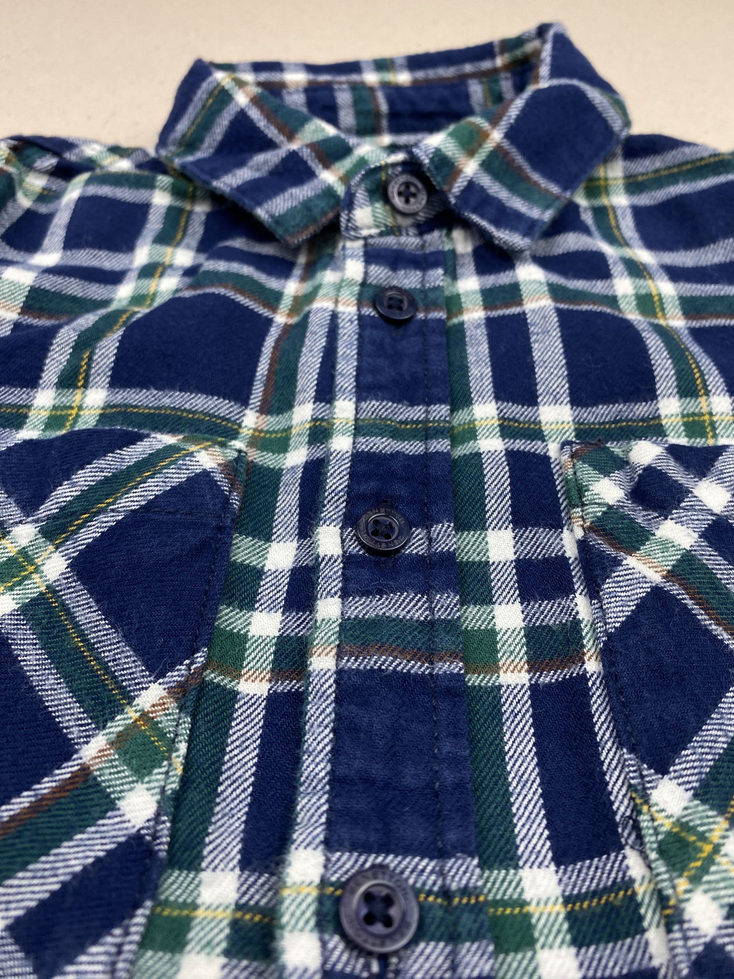 Camicia manica lunga in flanella