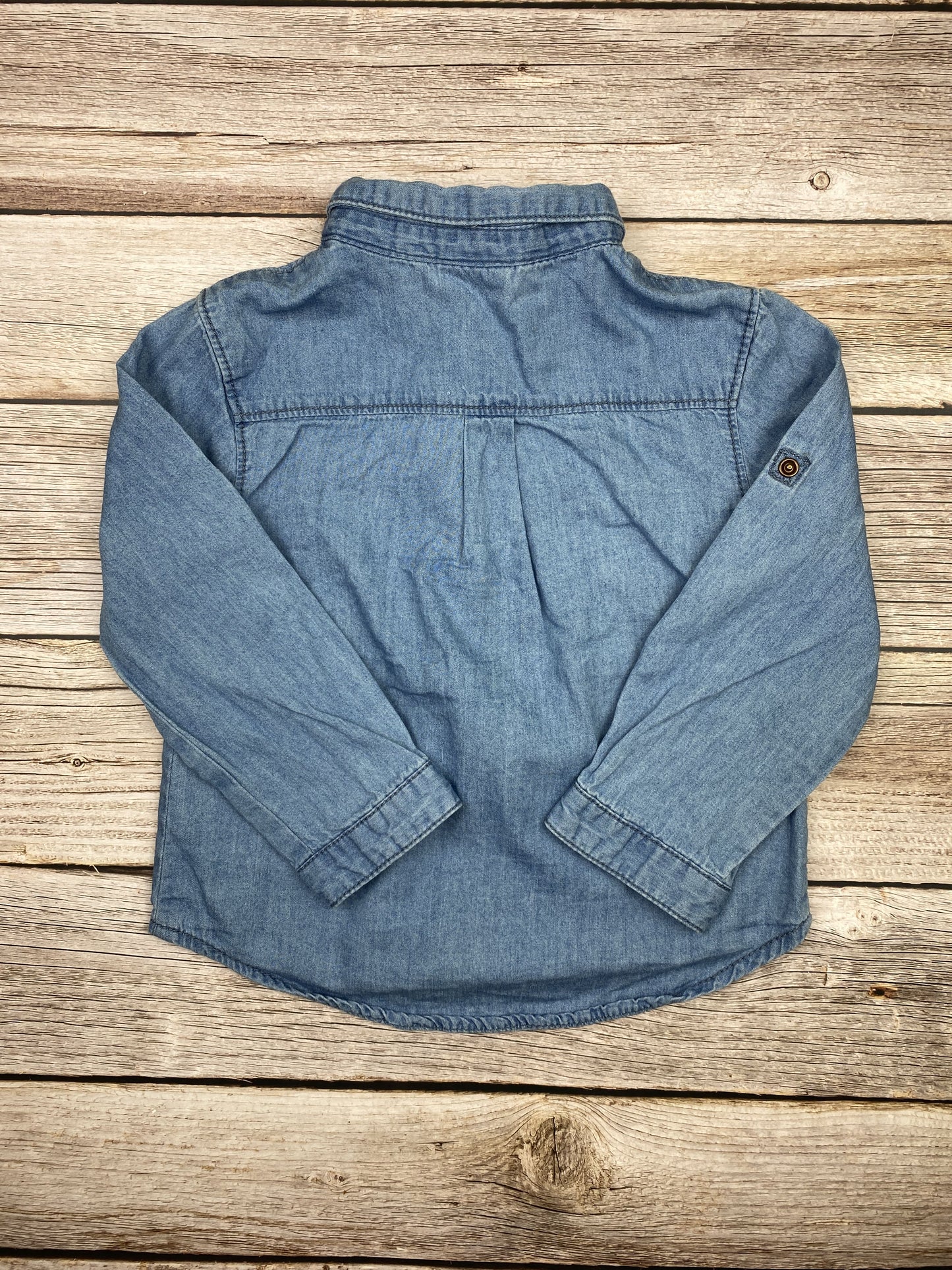 Camicia manica lunga in jeans