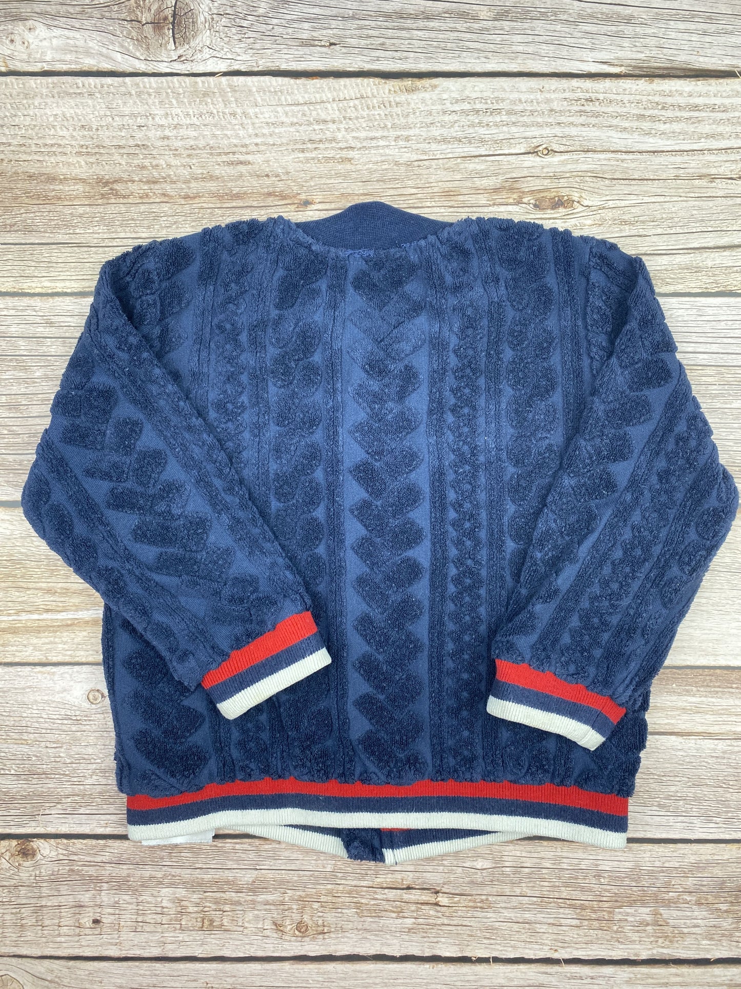 Felpa in ciniglia con zip