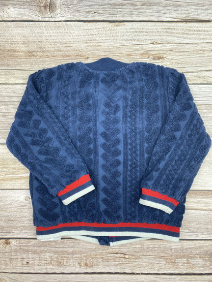 Felpa in ciniglia con zip