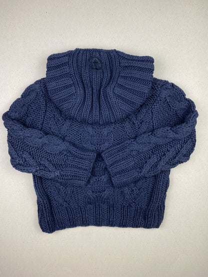 Maglione con zip e cappuccio