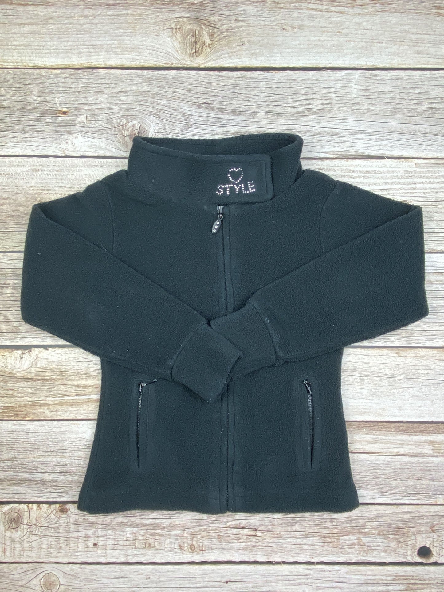 Felpa con zip senza cappuccio