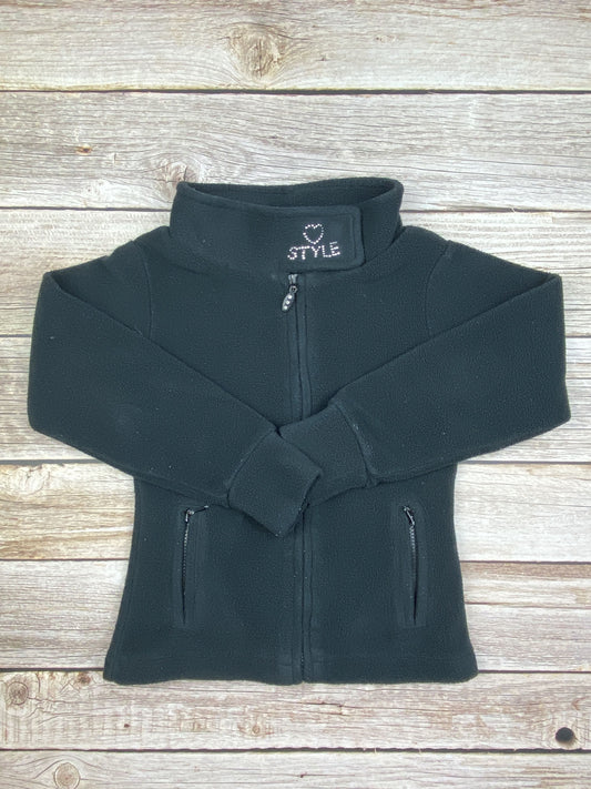 Felpa con zip senza cappuccio