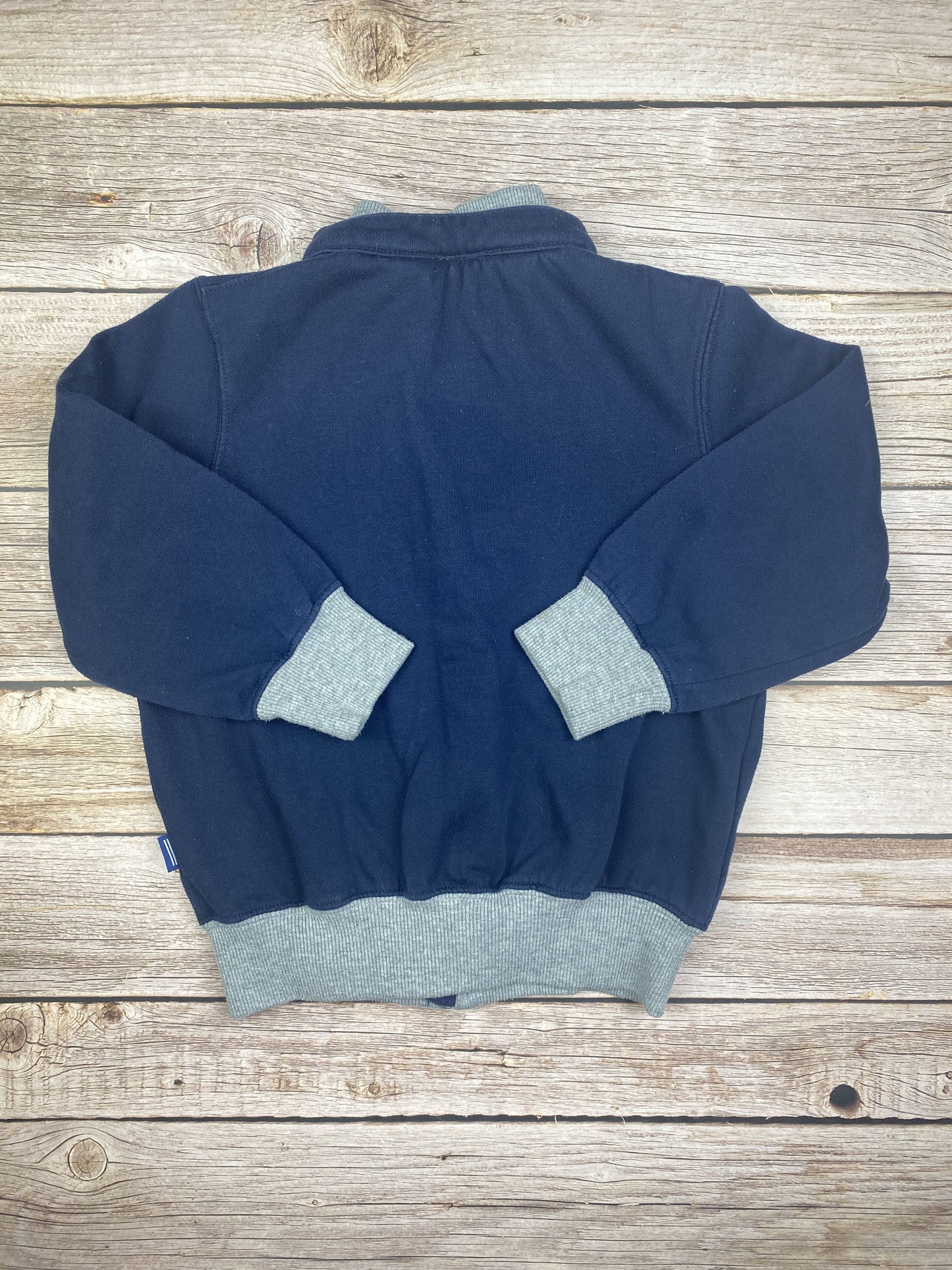Felpa con zip senza cappuccio