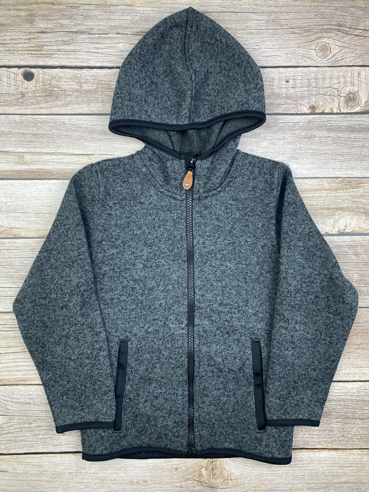 Felpa con zip e cappuccio