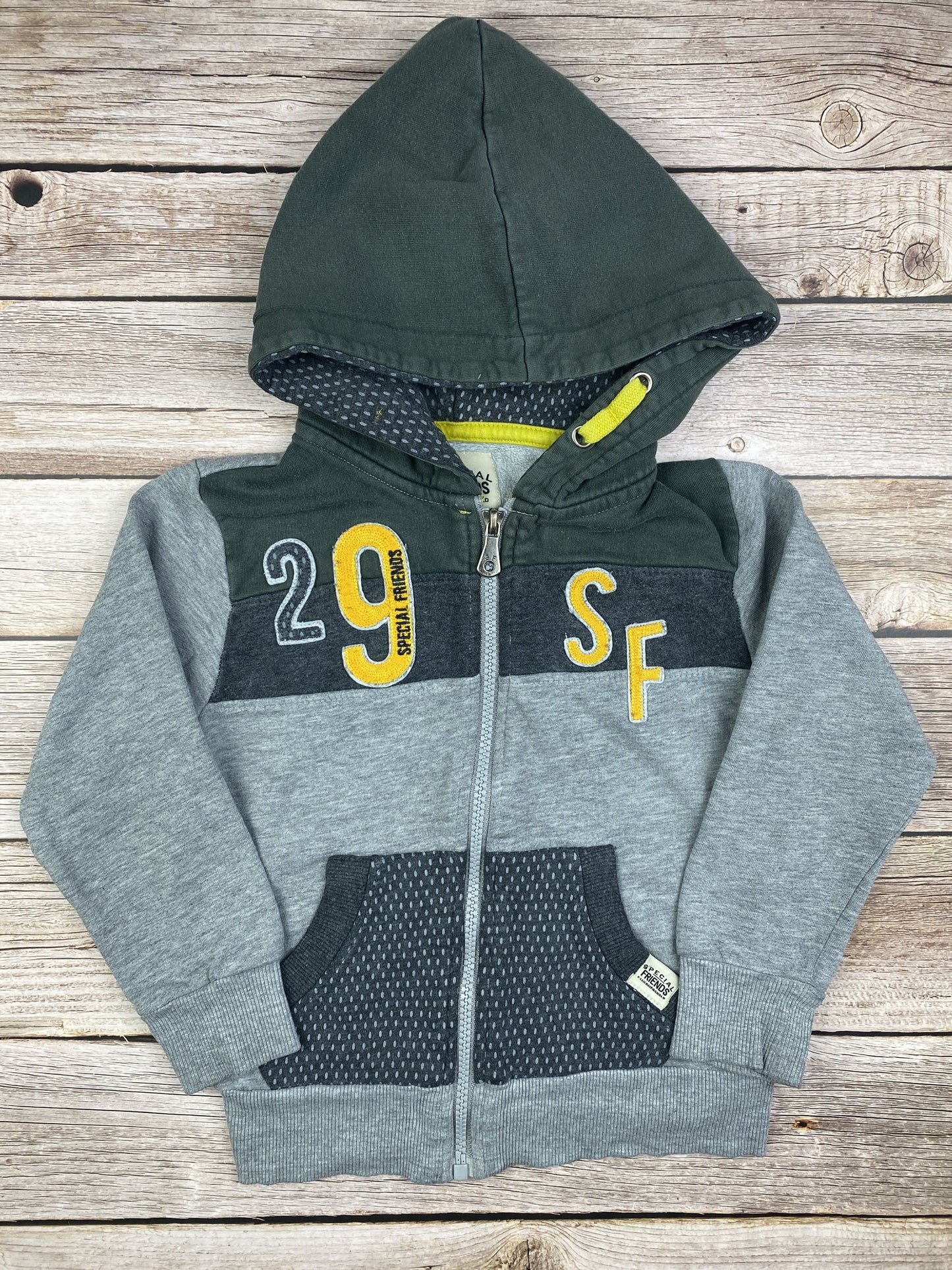 Felpa con zip e cappuccio
