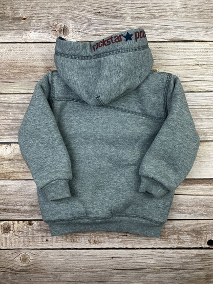 Felpa con zip e cappuccio