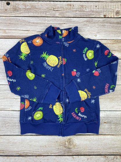 Felpa con zip senza cappuccio