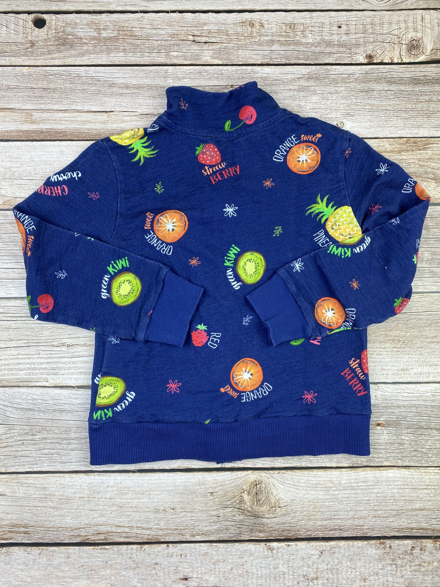 Felpa con zip senza cappuccio