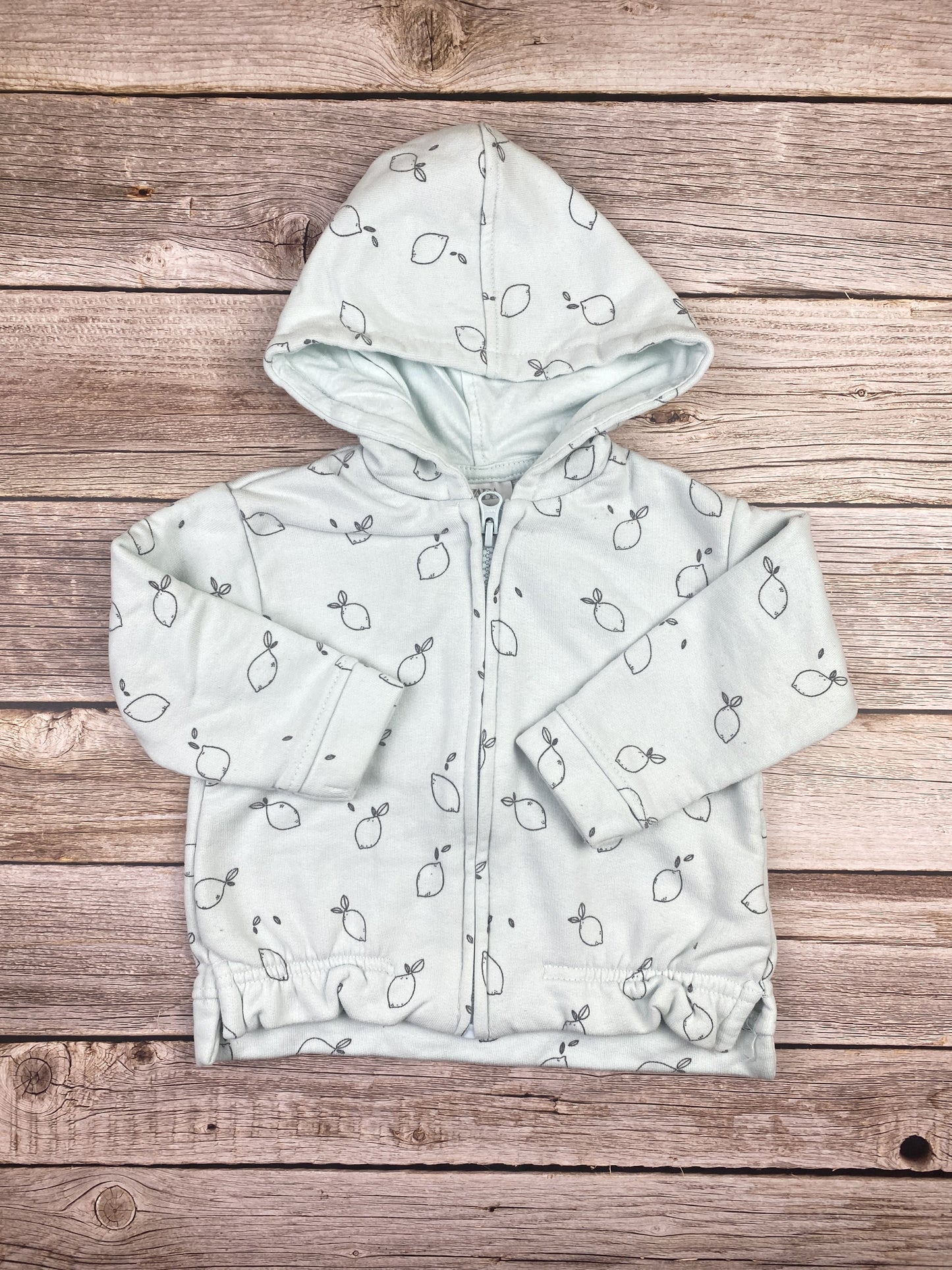 Felpa con zip e cappuccio