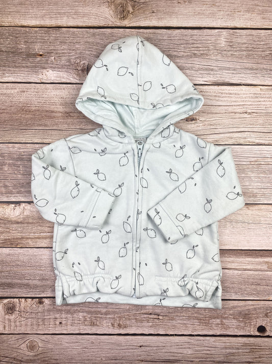 Felpa con zip e cappuccio