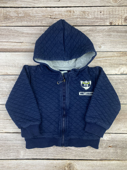Felpa con zip e cappuccio