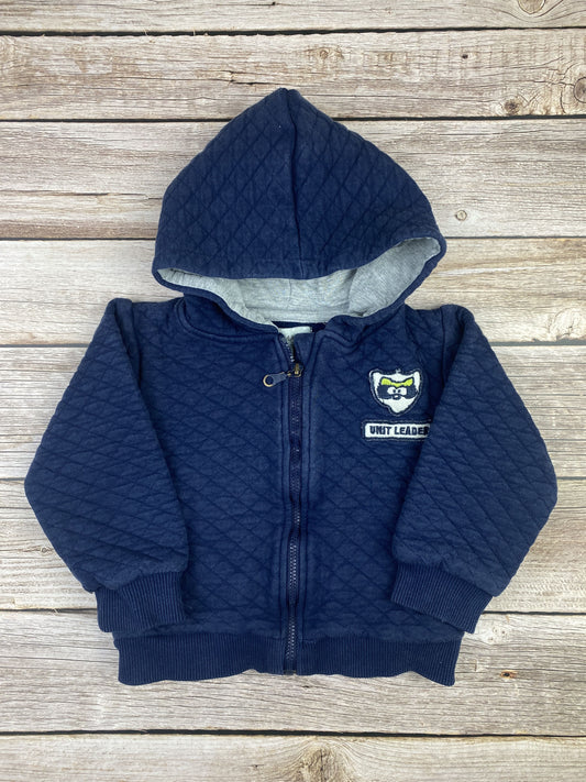 Felpa con zip e cappuccio