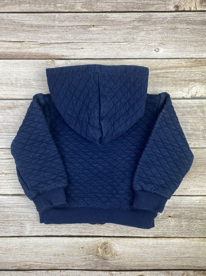 Felpa con zip e cappuccio