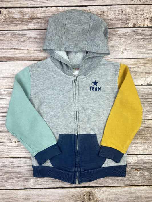 Felpa con zip e cappuccio