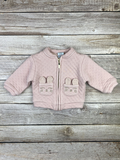 Felpa con zip senza cappuccio