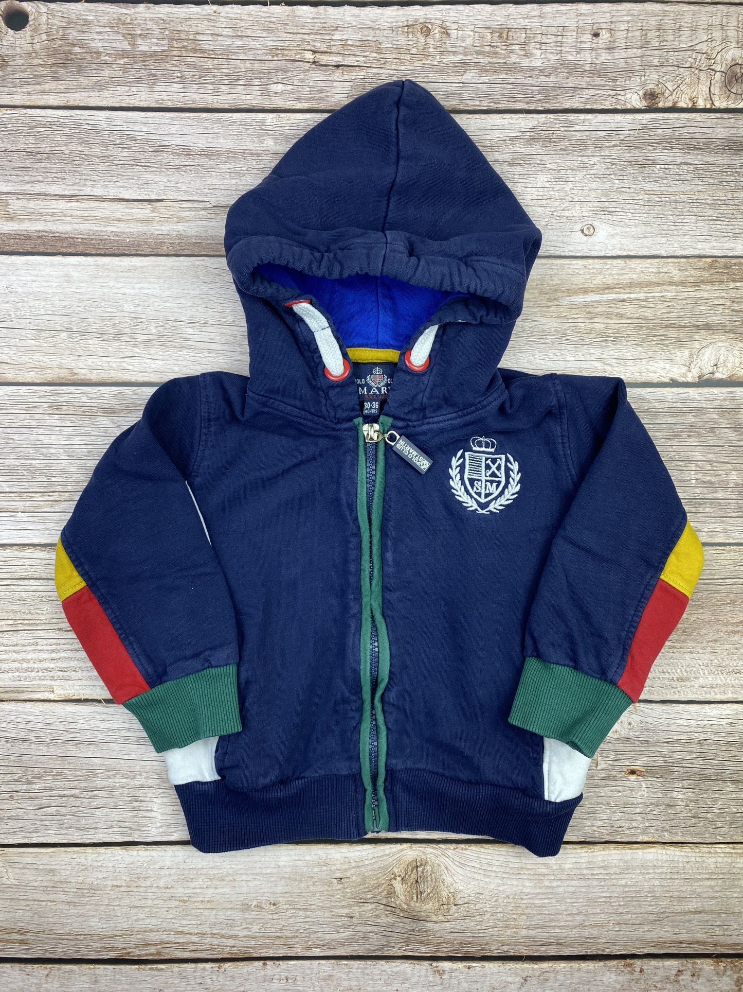 Felpa con zip e cappuccio