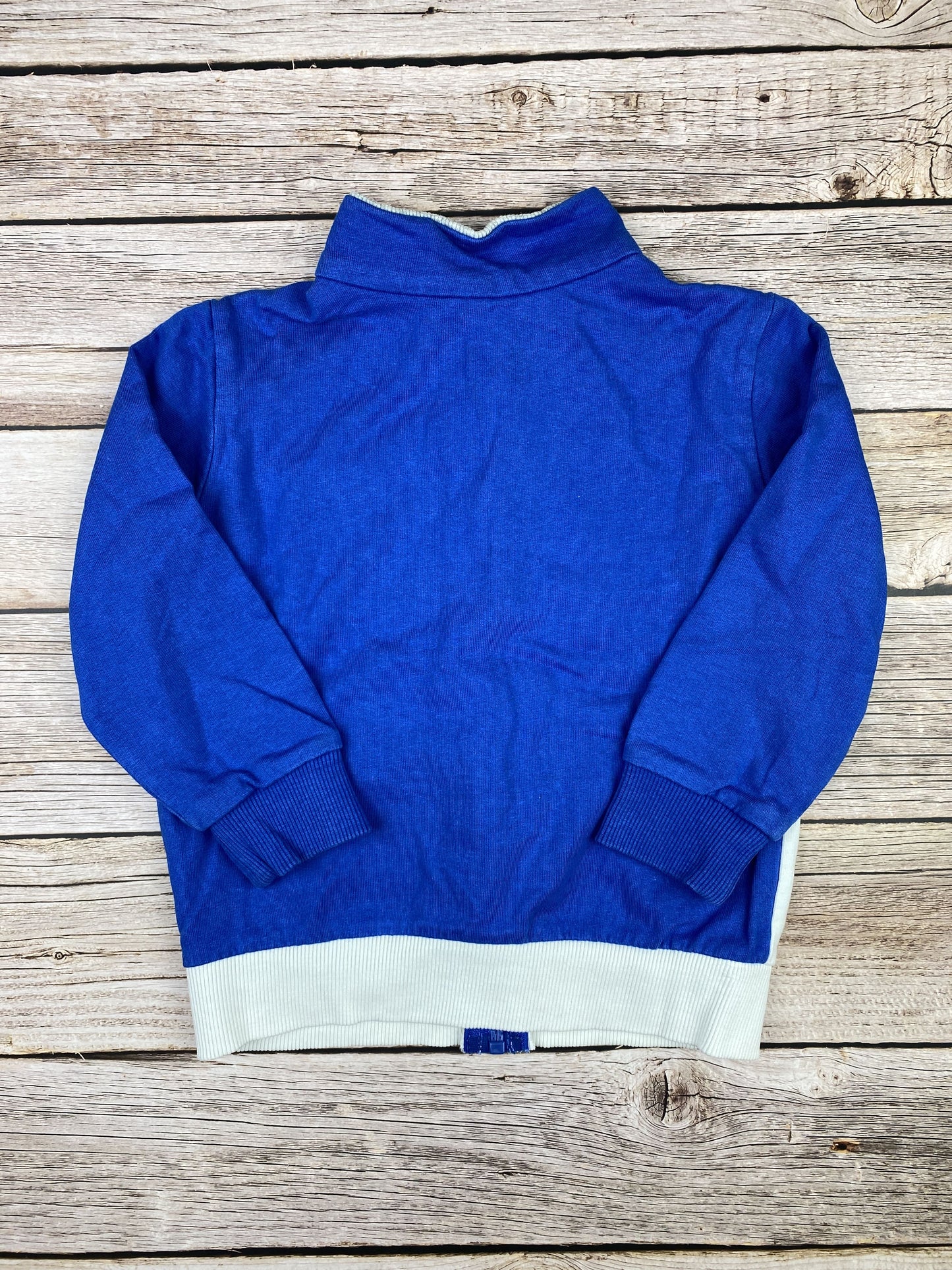 Felpa con zip senza cappuccio
