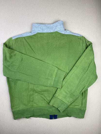Felpa con zip senza cappuccio