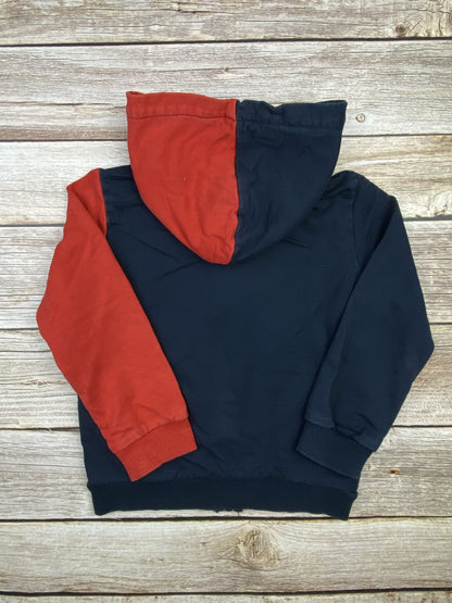 Felpa con zip e cappuccio