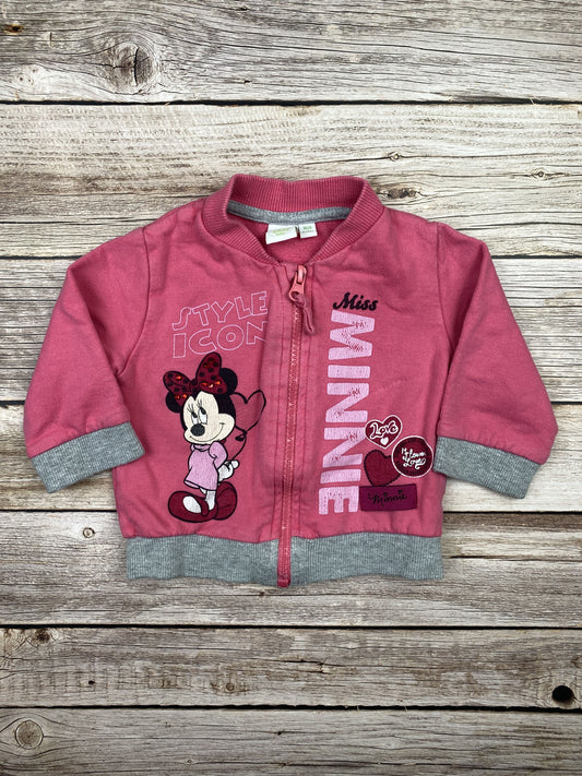 Felpa girocollo con zip