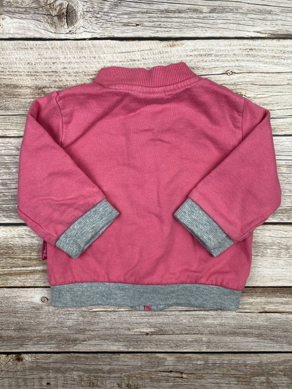 Felpa girocollo con zip
