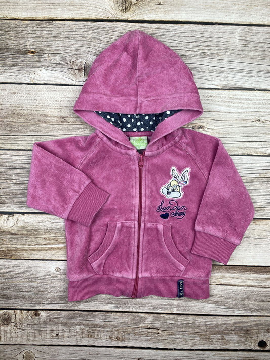 Felpa con zip e cappuccio