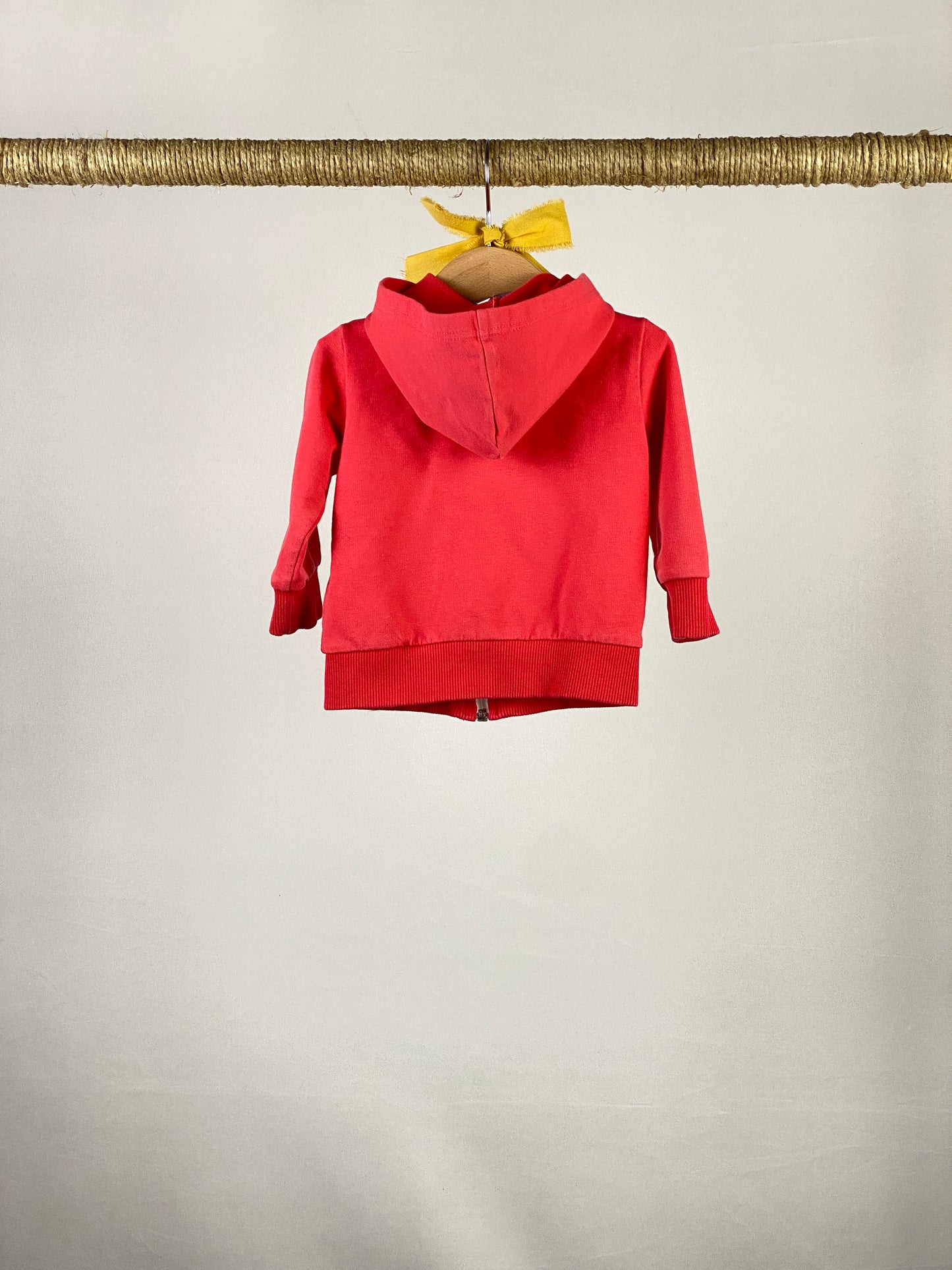 Felpa full zip con cappuccio