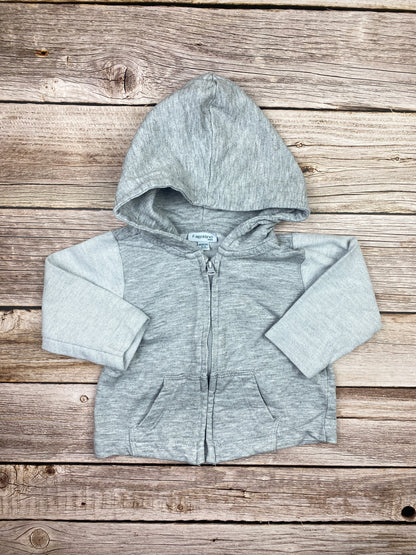Felpa con zip e cappuccio