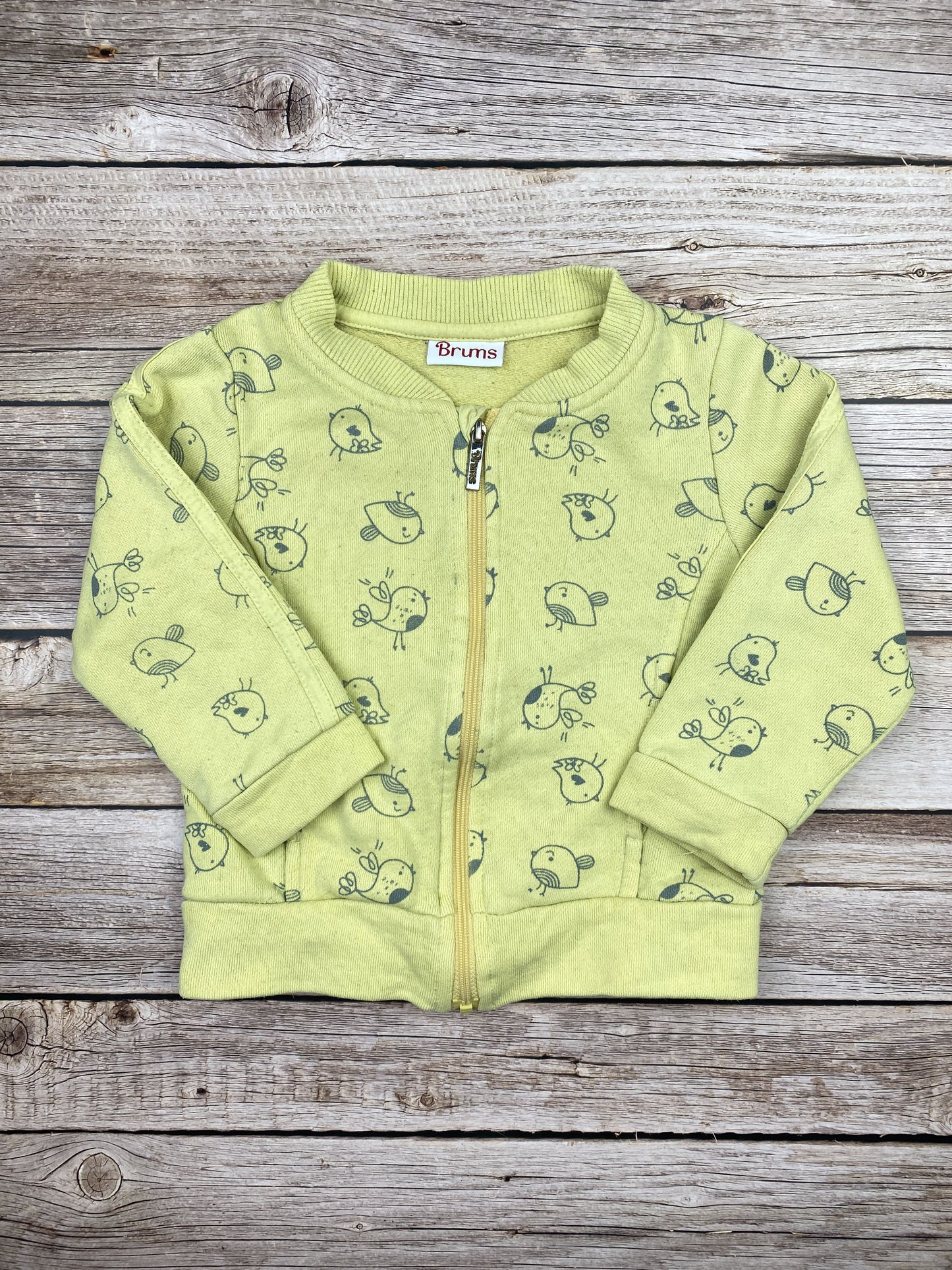 Felpa girocollo con zip